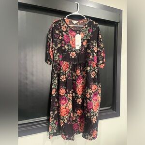 NWT Buy Kud Boho Floral Dress